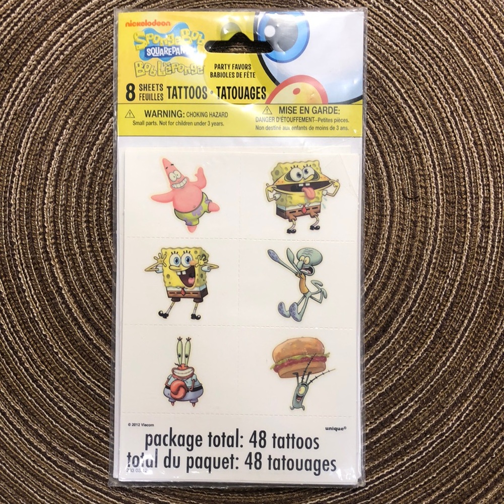 SpongeBob SquarePants Tattoos